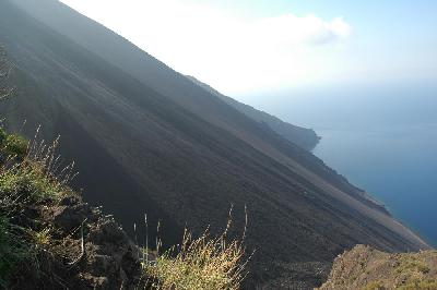 La sciara (route en arabe) del fuoco à Stromboli