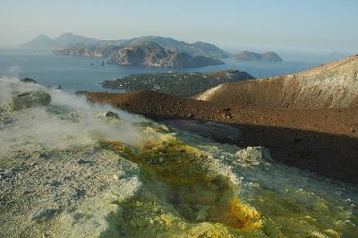 Panorama du sommet de Vulcano