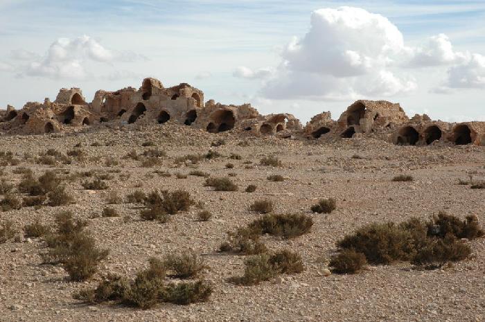 Village ou 'quasr' appel Naar proche de Yefren