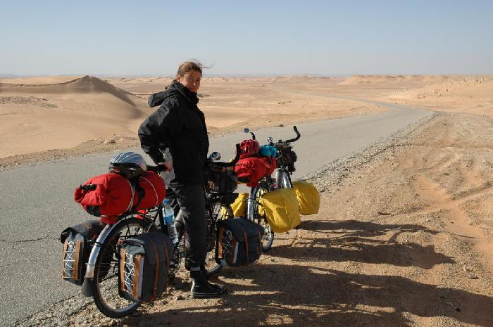 Christine avant d'arriver  Ghadames