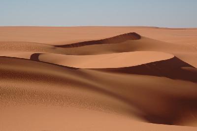 Le désert d'Ubari entre Ghadames et Ghat