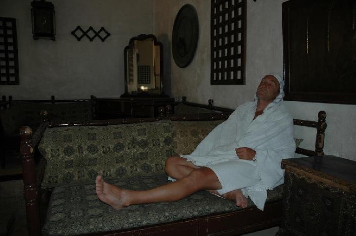 Eric au hammam