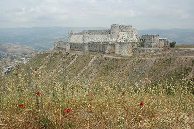 Vue générale du Crac des Chevaliers
