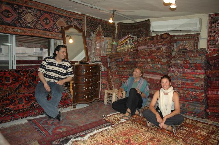 Vendeur de tapis  Damas
