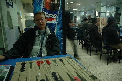 Chris 
<br><br>L'air passionnée...