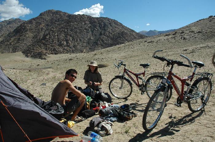 Bivouac avec Bastien et Marie-Alix