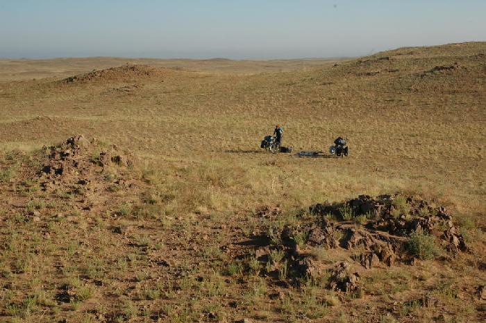 Bivouac entre Zamyn-d et Erdene