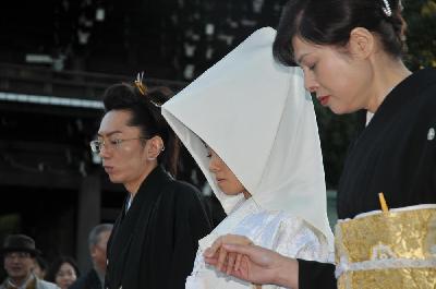 Une jeune mariée