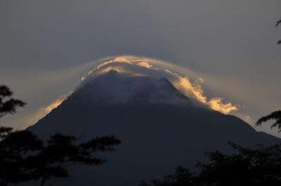 Au coucher du soleil