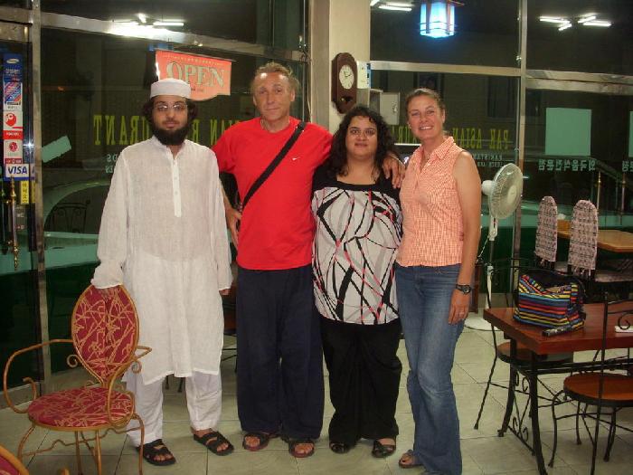 Avec Rosanne et l'immam de Daegu