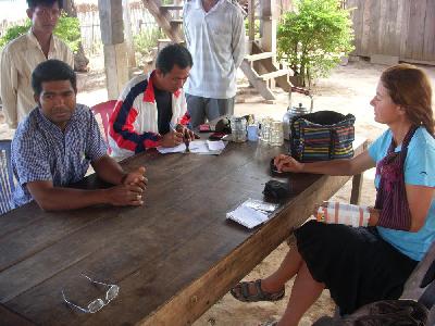 Police à Kampong So Lao