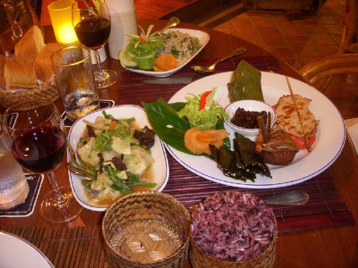 Repas lao  Luang Prabang