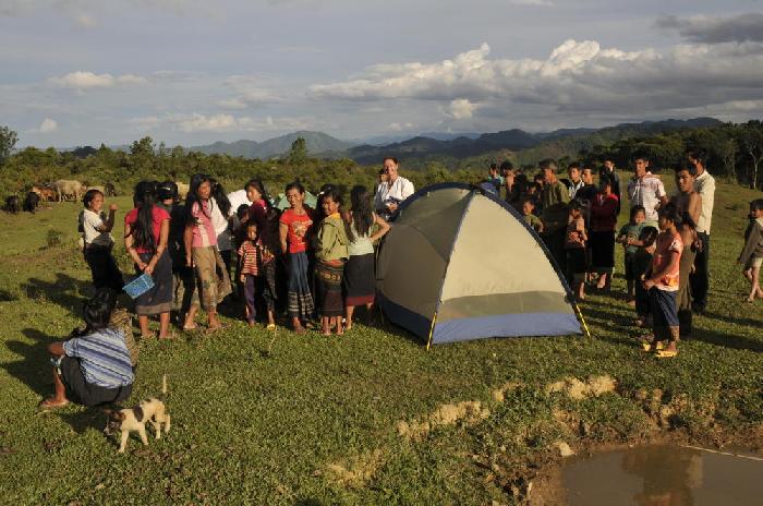 Entre Muang Kham et Phou lao
